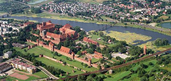 Malbork - Bird's eye view