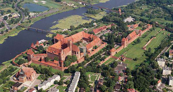 Malbork - Bird's eye view