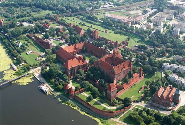 Malbork - Bird's eye view