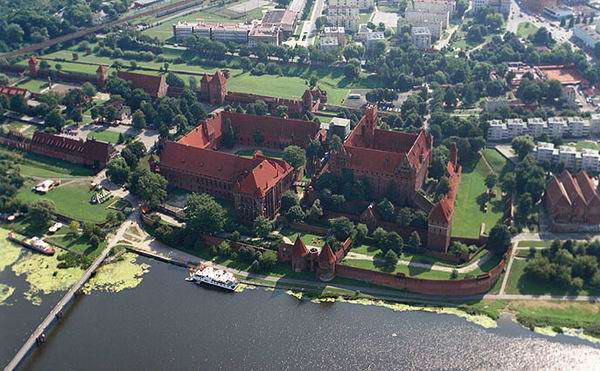 Malbork - Bird's eye view