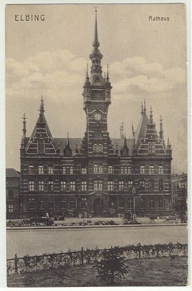 Elbing - Rathaus 1908