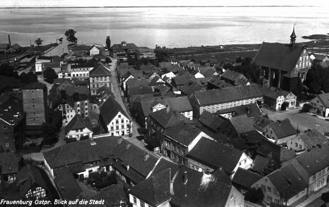 Frauenburg - Blick auf die Stadt