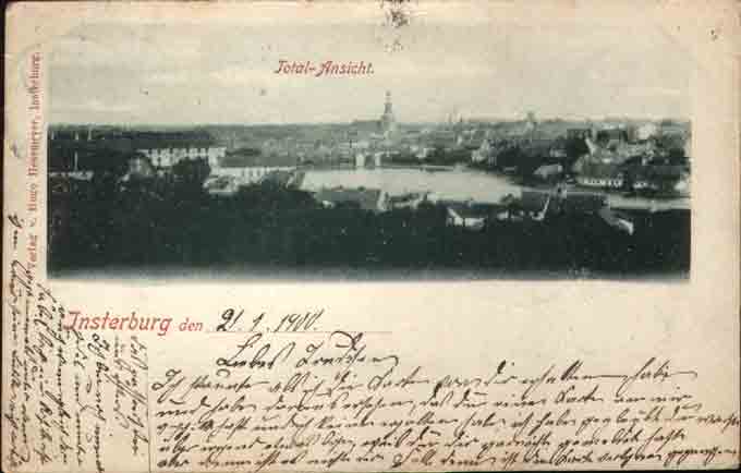 Insterburg - Totalansicht 1900