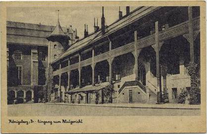 K�nigsberg - Eingang zum Blutgericht