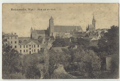 Kwidzyn - Widok na miasto 1916