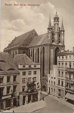 Thorn - Blick auf die Marienkirche