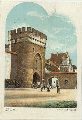 Torun - Bridge gate 1909